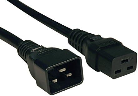 Tripp Lite Heavy-Duty C19 to C20 Computer Power Extension Cord for Servers and Computers, 20A